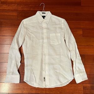 J Crew Button Shirt - Slim - Linen - Medium